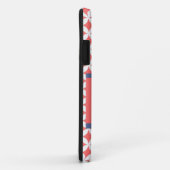 Coques Case-Mate iPhone Rétro motif rose et cas fait sur commande de (Dos/Droite)