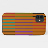 Coques Case-Mate iPhone Rétro motif sans couture de rayures (Dos (Horizontal))