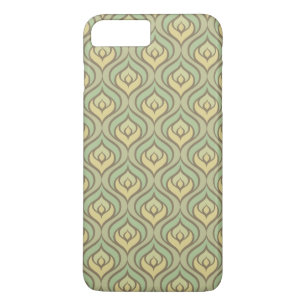 Coque Case-Mate Pour iPhone Rétro motif vert et jaune vintage