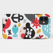 Coques Case-Mate iPhone Rétro navigation d'illustration de pirates (Dos (Horizontal))