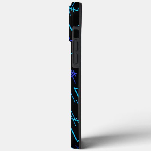 Coques Case-Mate iPhone Retro Neon Motif géométrique 3 (Verso / Gauche)