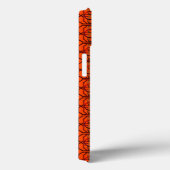Coques Case-Mate iPhone Rétro orange 1970 (Verso / Droite)