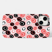 Coques Case-Mate iPhone Rétro Ovals (Verso (horizontal))