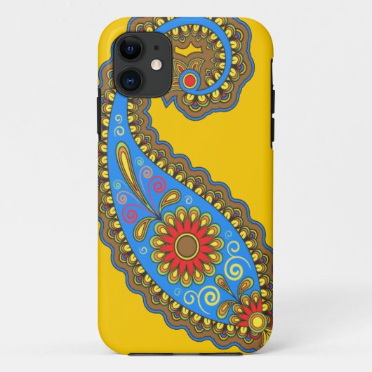 Coques Case-Mate iPhone Rétro Paisley (Dos)