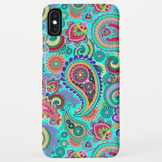 Coques Case-Mate iPhone Retro Paisley (Dos)