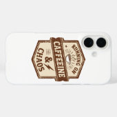 Coques Case-Mate iPhone Retro Parent and Coffee Lover Humor (Verso (horizontal))