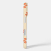 Coques Case-Mate iPhone Retro Peach Floral Whimsy Preppy Hippie Spring (Verso / Droite)