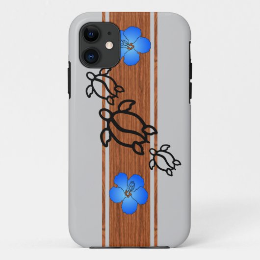 Coques Case-Mate iPhone Rétro planche de surf de Honu (Dos)