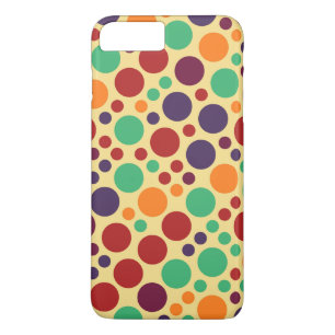 Coque iPhone 7 Plus Rétro Pop Polka Dot Pattern #2