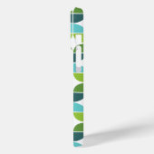 Coques Case-Mate iPhone Retro Quartiers Motif en bleu vert (Verso / Gauche)