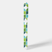 Coques Case-Mate iPhone Retro Quartiers Motif en bleu vert (Verso / Droite)