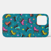 Coques Case-Mate iPhone Rétro Roller Skates et Stars (Verso (horizontal))