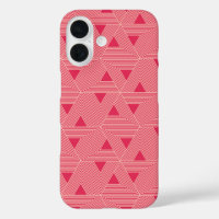 Rétro rose Sakura Japon Triangle Motif géométrique