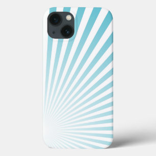 Etui iPhone 13 Retro Sky Blue Sun Ray