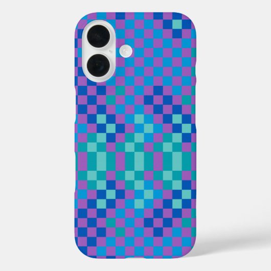 Coques Case-Mate iPhone Retro Snake Checker À damiers Motif (Verso)