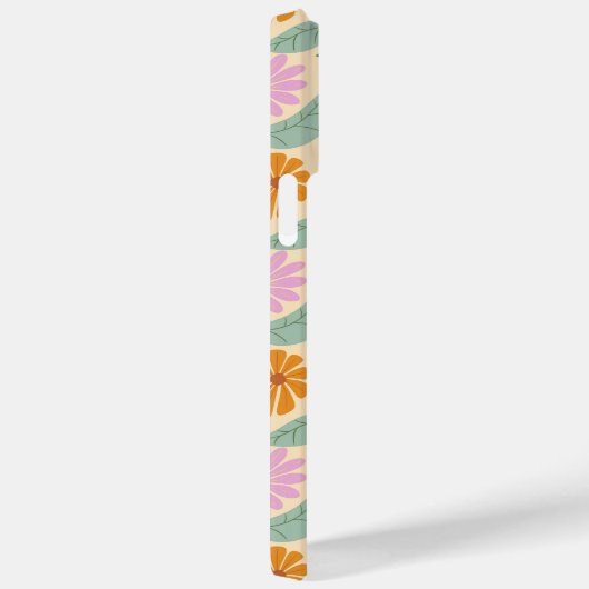 Coques Case-Mate iPhone Retro spring flowers (Verso / Droite)