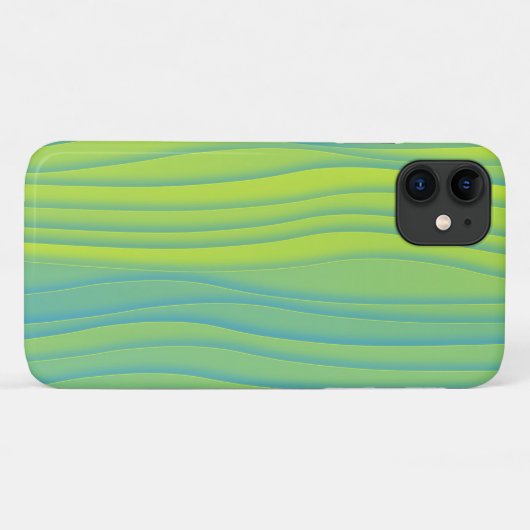 Coques Case-Mate iPhone Retro Style Beach Wave Art Téléphone Case (Dos (Horizontal))