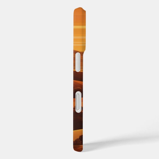 Coques Case-Mate iPhone Retro Sunset Hills (Verso / Droite)