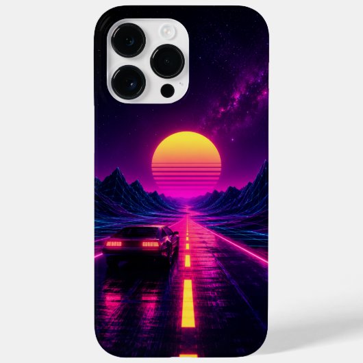 Coques Case-Mate iPhone Retro Sunset Road Cell Phone Case (Verso)