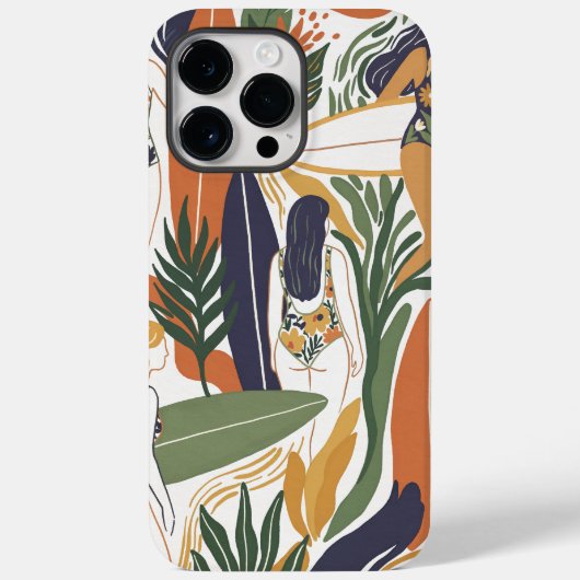 Coques Case-Mate iPhone Retro Surf Club (Verso)