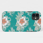 Coques Case-Mate iPhone rétro surf hibiscus (Dos (Horizontal))