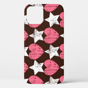 Case-Mate iPhone Case Retro Threadbare Hearts Stars Texture