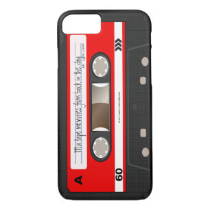 Coques Pour iPhone Rétro unique frais personnalisé rouge