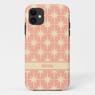 Case-Mate iPhone Case Retro Vintage les années 50 Atomic Star Motif Blus