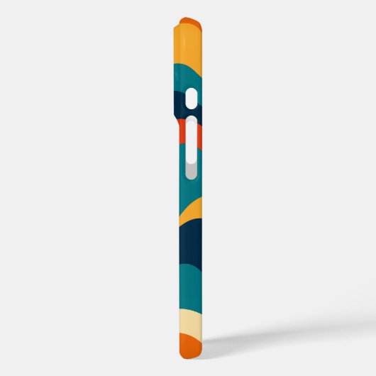 Coques Case-Mate iPhone Retro Wavy Pattern Modern Abstract iPhone Case (Verso / Gauche)