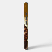 Coques Case-Mate iPhone Retro Welsh Springer espagnol Brown Art blanc (Verso / Gauche)