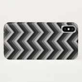 Coques Case-Mate iPhone Rétro zigzag Chevron de motif (Dos (Horizontal))