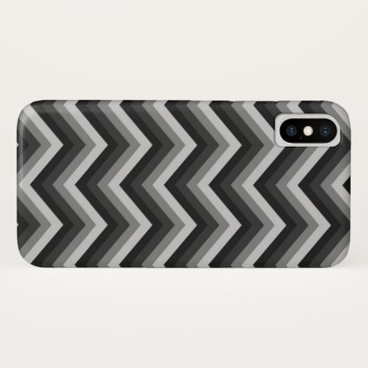 Coques Case-Mate iPhone Rétro zigzag Chevron de motif (Dos (Horizontal))