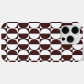 Coques Case-Mate iPhone RetroCircle Havana Brown Edition (Verso (horizontal))