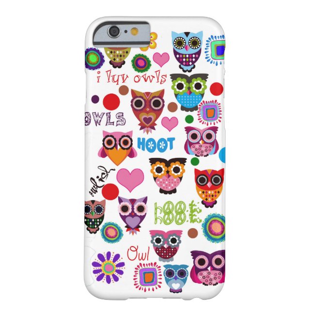 Coques Case-Mate iPhone Rétros hiboux (Dos)