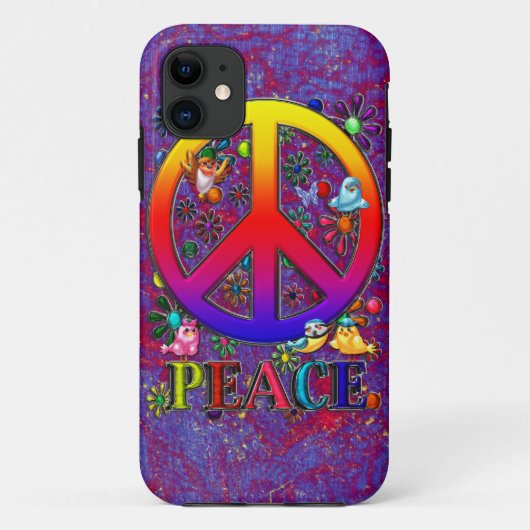 Coques Case-Mate iPhone Rétros oiseaux et fleurs modernes des textes de (Dos)