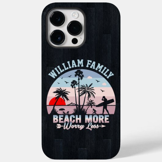 Coques Case-Mate iPhone Retrouvailles Familiales D'Été Plage Personnalisée (Verso)