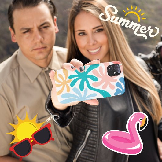 Coques Case-Mate iPhone Retrouvez-moi sous le thème de l'été Palm