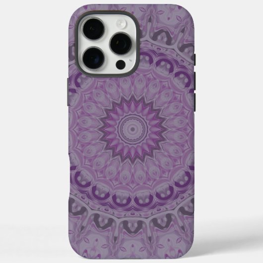 Coques Case-Mate iPhone Rêve d'aquarelle Mandala dans les tons violets (Verso)