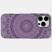 Coques Case-Mate iPhone Rêve d'aquarelle Mandala dans les tons violets (Verso (horizontal))