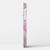 Coques Case-Mate iPhone Rêve de fleur rose fractal, Motif d'Imaginaire flo (Verso / Gauche)