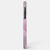 Coques Case-Mate iPhone Rêve de fleur rose fractal, Motif d'Imaginaire flo (Dos/Gauche)