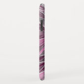 Coques Case-Mate iPhone Rêve de fleur rose fractale, Motif Imaginaire flor (Dos/Droite)