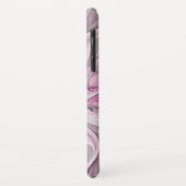 Coques Case-Mate iPhone Rêve de fleur rose fractale, Motif Imaginaire flor (Dos/Gauche)