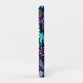 Coques Case-Mate iPhone Rêve de forêt de champignons psychédélique néon (Dos/Droite)