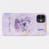 Coques Case-Mate iPhone Rêve De Papillon En Violet (Dos (Horizontal))