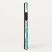 Coques Case-Mate iPhone Rêve des Feuilles turquoise doux #1 #tropical #déc (Dos/Droite)