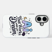 Coques Case-Mate iPhone Rêve d'intelligence artificielle Conception de tra (Verso (horizontal))