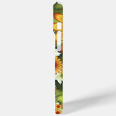 Coques Case-Mate iPhone Rêve Floral, Art Fractal Moderne Abstrait Fleur (Verso / Gauche)