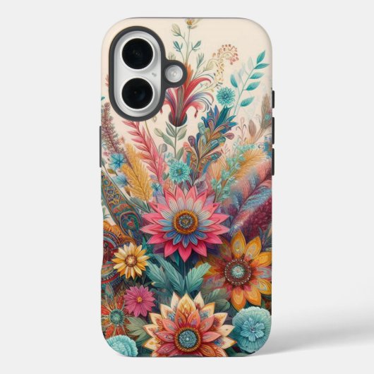 Coques Case-Mate iPhone Rêve floral bohème (Verso)
