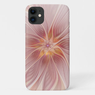 Case-Mate iPhone Case Rêve floral rose doux Fleur d'art fractal Abstrait